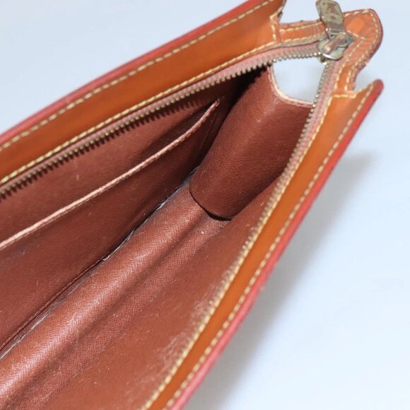 LOUIS VUITTON Epi Pochette Homme Clutch Bag Zipangu Gold M52528 LV Auth 116908 - Picture 9 of 16